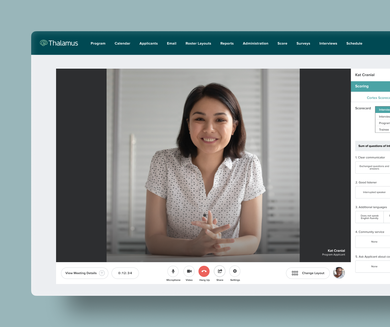 Virtual Interview Integration